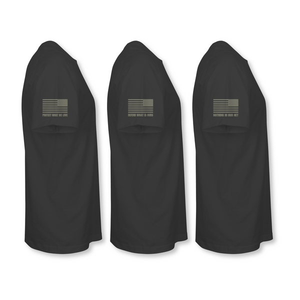 Goalie Creed Flag T-shirt 3 Pack