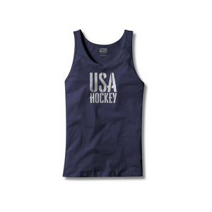 USA Hockey Stencil Tank Top
