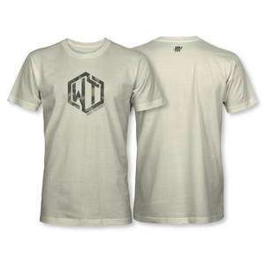 Wheel Talk Hockey Camo Logo T-shirt