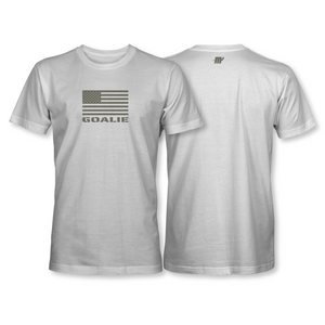American Flag Goalie T-shirt