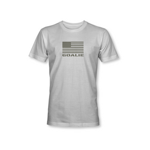 American Flag Goalie T-shirt