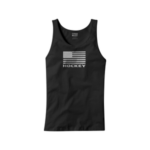 American Flag Hockey Tank Top