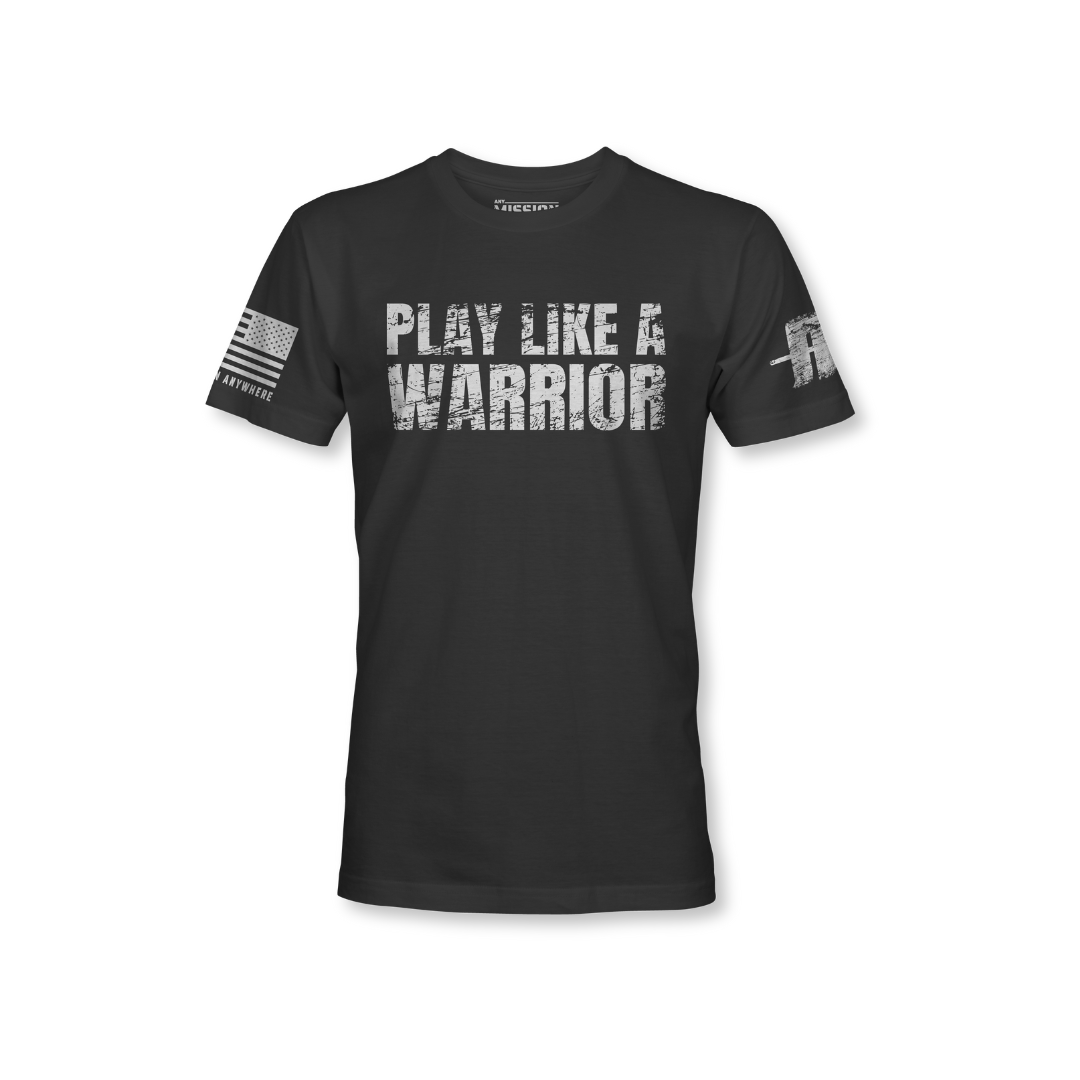 Any Mission Anywhere - Play Like A Warrior T-shirt